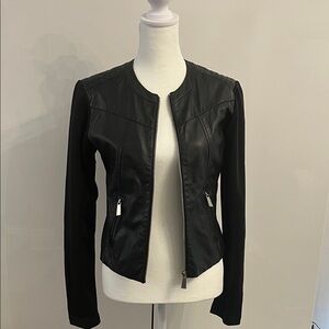 Pinko Black Leather Jacket